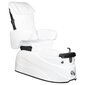 Balts pedikīra SPA krēsls ar masāžas funkciju un sūkni AS-122 cena un informācija | Mēbeles skaistumkopšanas saloniem | 220.lv