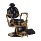 Friziera krēsls Tito Gold black Gabbiano cena un informācija | Mēbeles skaistumkopšanas saloniem | 220.lv