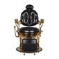Friziera krēsls Tito Gold black Gabbiano cena un informācija | Mēbeles skaistumkopšanas saloniem | 220.lv