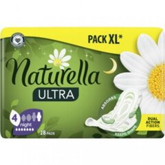 Higiēnas paketes Naturella Ultra Night, 28 gab. cena un informācija | Tamponi, higiēniskās paketes, ieliktnīši | 220.lv