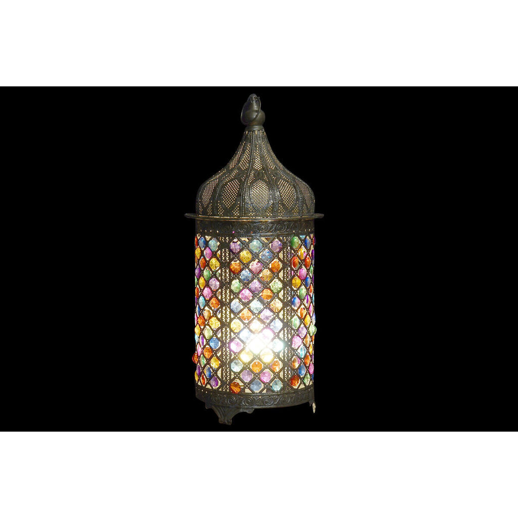 Galda lampa DKD Home Decor Bronza Metāls Daudzkrāsains 220 V 40 W 50 W 25 x 25 x 59 cm cena un informācija | Galda lampas | 220.lv