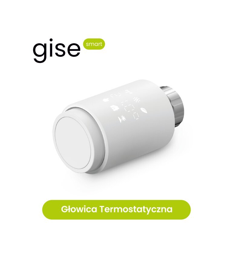 Gise, termostatiskā galviņa, Tuya Zigbee GTV-ZB цена и информация | Drošības sistēmas, kontrolieri | 220.lv
