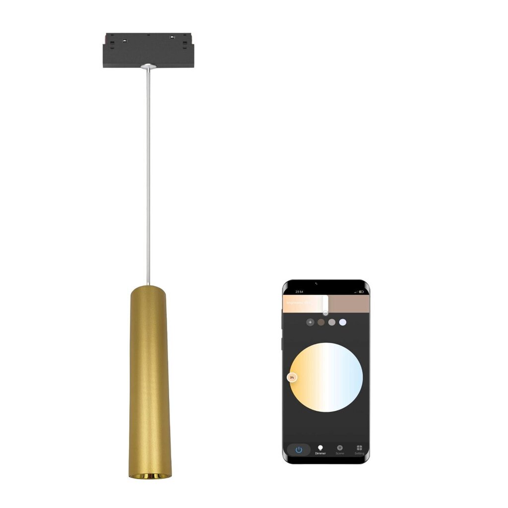 LED piekaramā lampa WiFi Zigbee Tuba Gold 10W 48VDC цена и информация | Lustras | 220.lv