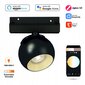 Prožektors LED WiFi Zigbee Sphere Pro Black 10W цена и информация | Iebūvējamās lampas, LED paneļi | 220.lv