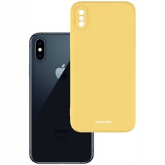 SC Silikona vāciņš iPhone XS Max dzeltena cena un informācija | Telefonu vāciņi, maciņi | 220.lv