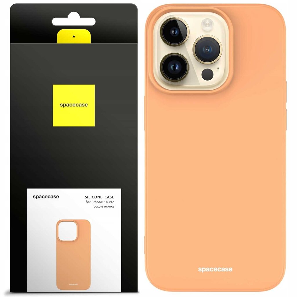 SC Silikona vāciņš iPhone 14 Pro oranžs cena un informācija | Telefonu vāciņi, maciņi | 220.lv