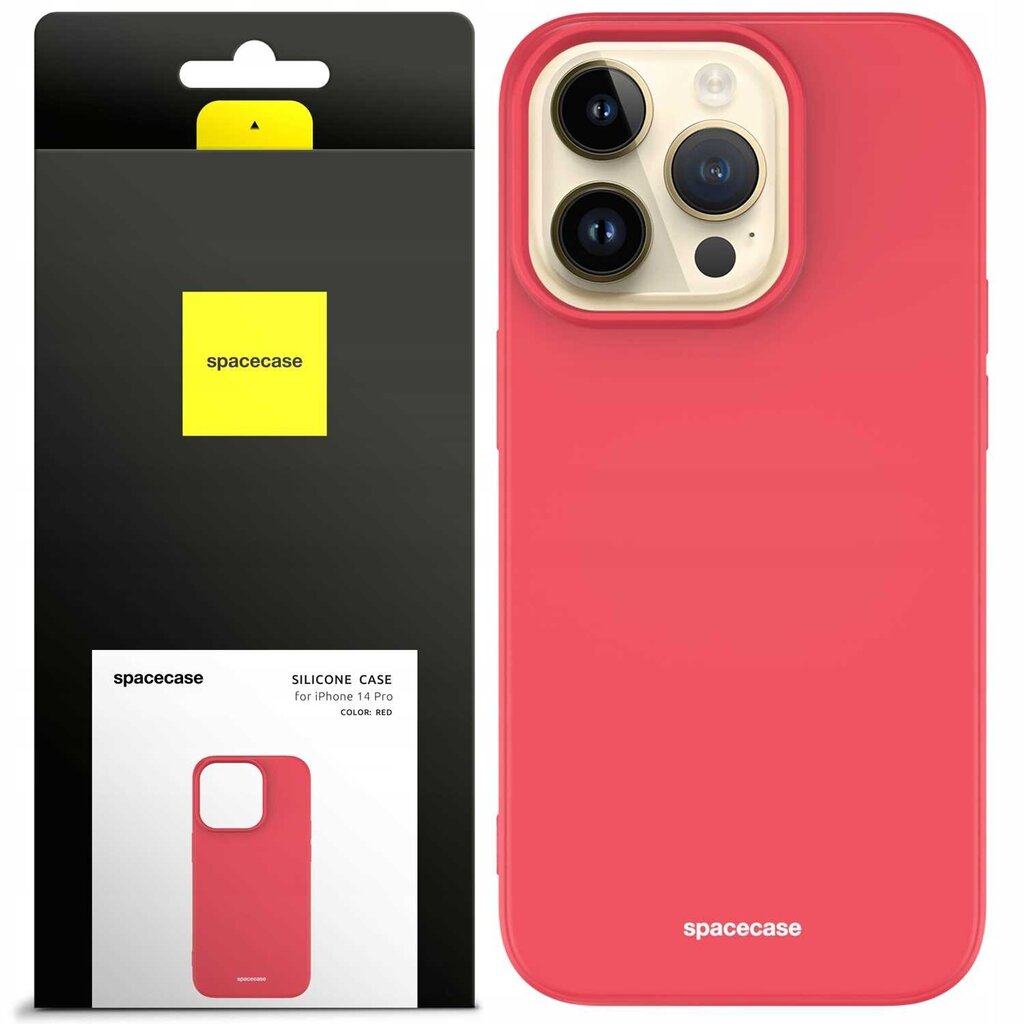 SC Silikona vāciņš iPhone 14 Pro Max sarkanā krāsā cena un informācija | Telefonu vāciņi, maciņi | 220.lv