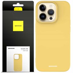 Silikona apvalks iPhone 14 Pro Max dzeltenā krāsā cena un informācija | Telefonu vāciņi, maciņi | 220.lv
