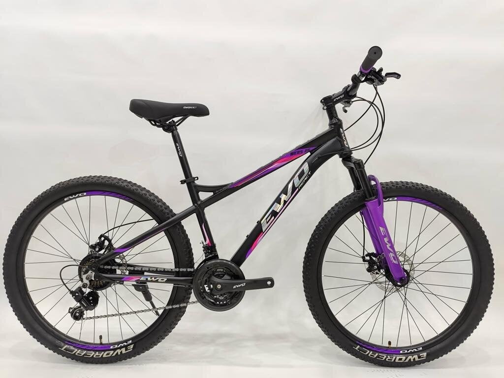 Kalnu velosipēds Ewo React Wers, 26’’, violets cena un informācija | Velosipēdi | 220.lv