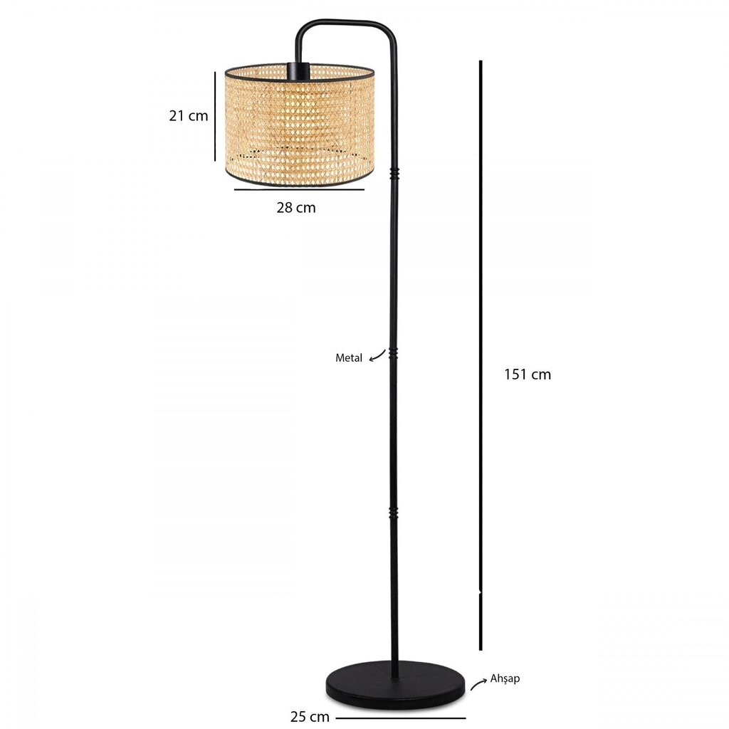 Grīdas lampa cena un informācija | Stāvlampas | 220.lv