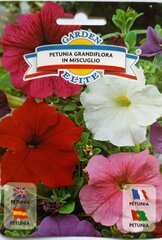 Петуния крупноцветковая смешанная, 0,4 г цена и информация | Семена цветов | 220.lv