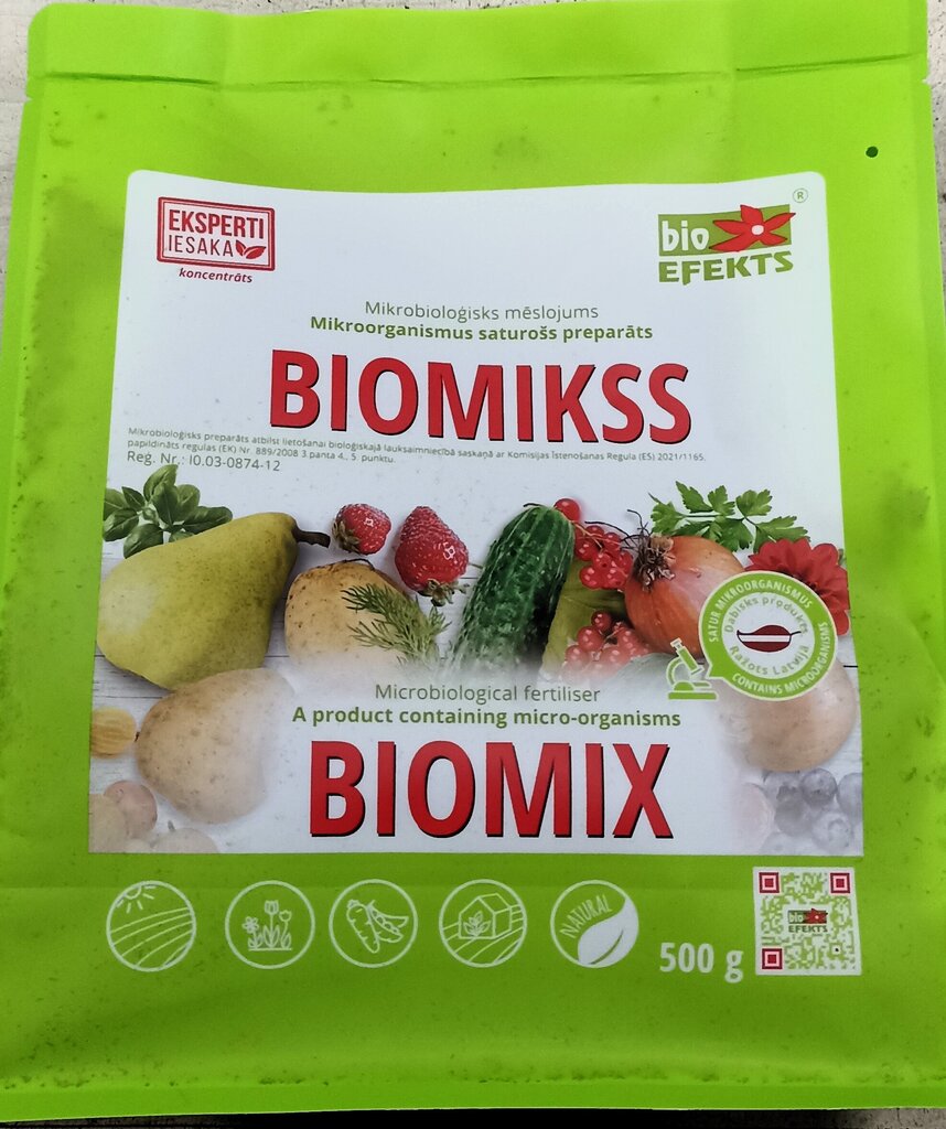 Biomikss Bioefekts, 0.5 kg cena un informācija | Beramie mēslošanas līdzekļi | 220.lv