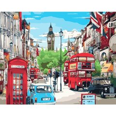 Glezna pēc numuriem London, 40x50cm cena un informācija | Gleznas pēc numuriem | 220.lv