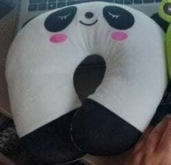 U-образная подушка для шеи - панда, 28x28 см цена и информация | Аксессуары для автокресел | 220.lv