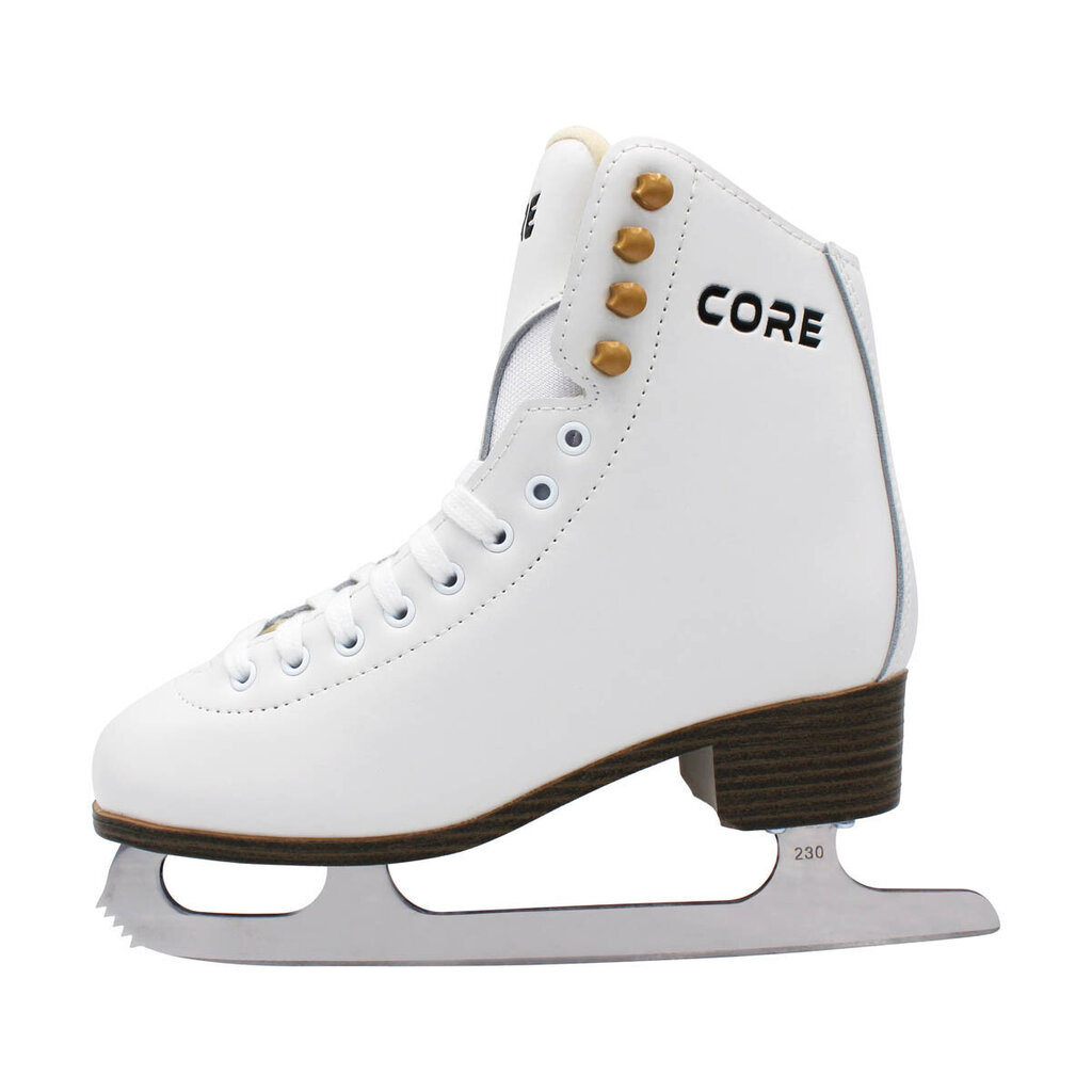 Daiļslidošanas slidas Core Figure Skates, 35, baltas cena un informācija | Slidas | 220.lv