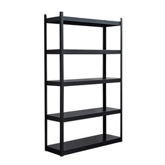 Uzglabāšanas plaukts Fornorth Storage Shelf 400 kg, 90x40x183 cm, melns cena un informācija | Saimniecības plaukti | 220.lv