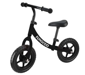 Divriteņu balansa velosipēdi FunScoo Kickbike, melns цена и информация | Балансировочные велосипеды | 220.lv