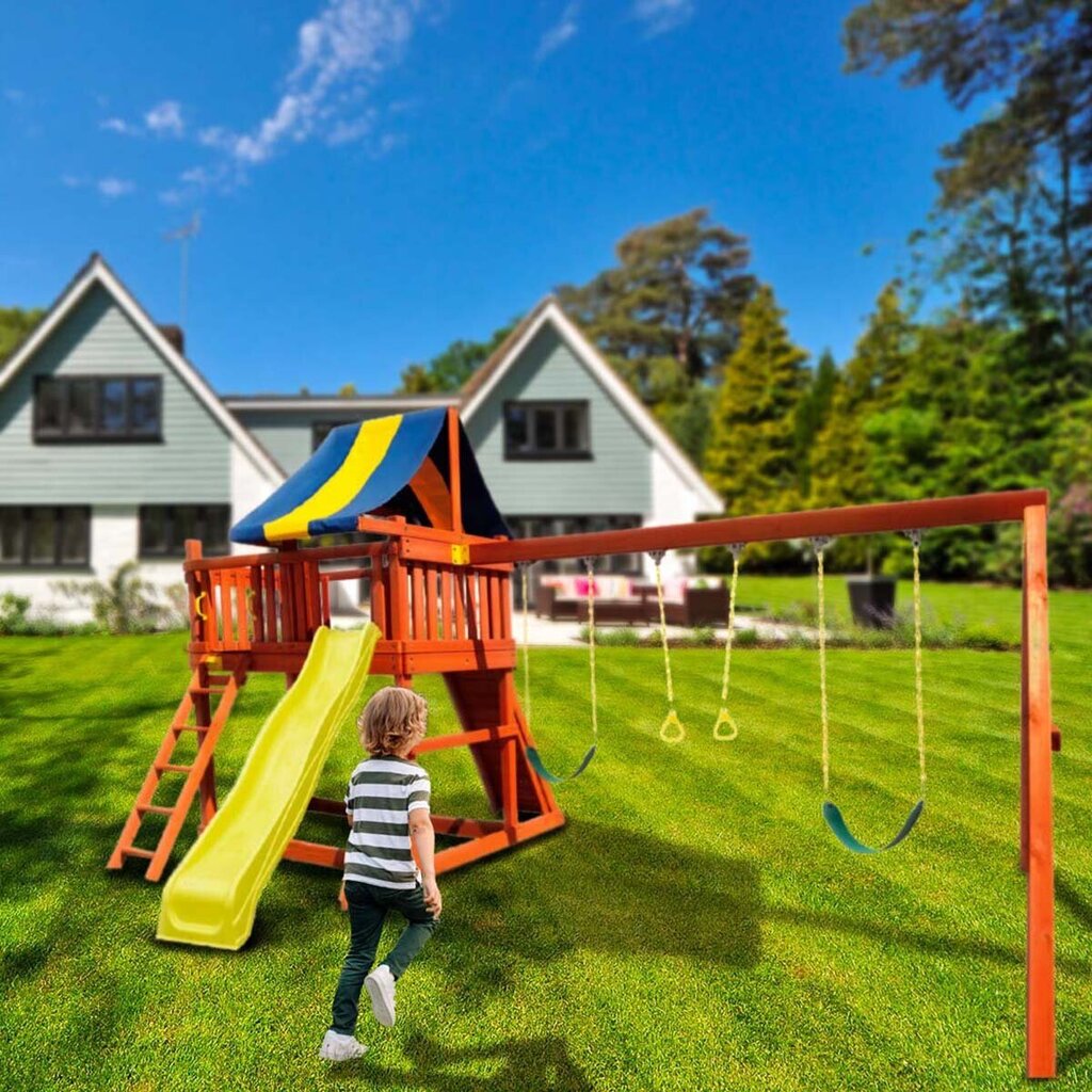 Bērnu rāpšanās laukumiņš Kikid Climbing Frame X-Large cena un informācija | Spēles brīvā dabā | 220.lv