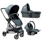 Universālie rati Kikid Travel System 3-in-1 Premium, Grey cena un informācija | Bērnu rati | 220.lv