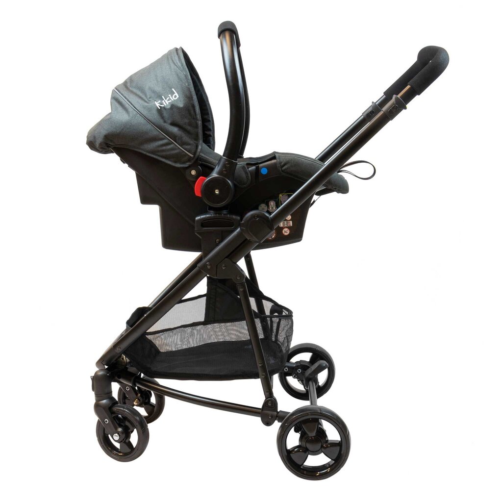 Universālie rati Kikid Travel System 3-in-1 Premium, Grey цена и информация | Bērnu rati | 220.lv