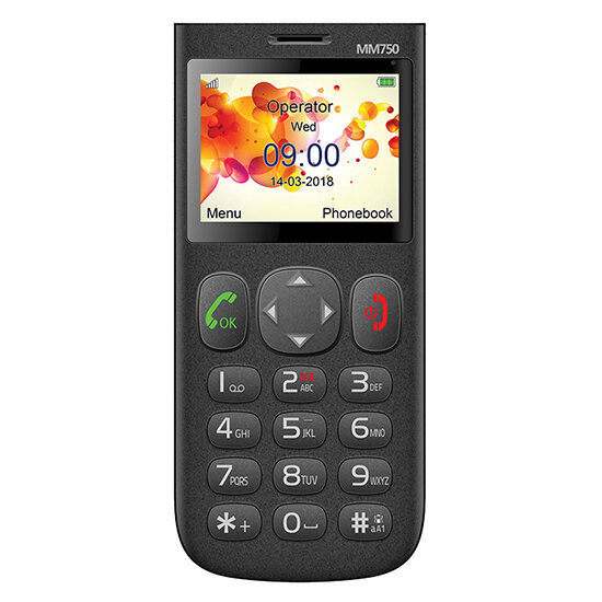 GSM Maxcom MM 750 + zāļu organizators cena un informācija | Mobilie telefoni | 220.lv