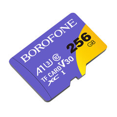 Карта памяти Borofone MicroSD 256 ГБ SDXC U3 Class10 100 МБ/с цена и информация | Карты памяти для фотоаппаратов | 220.lv