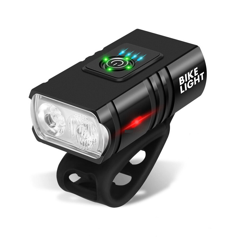 Velosipēda gaismas LED Micro USB, melns cena un informācija | Velo lukturi un atstarotāji | 220.lv