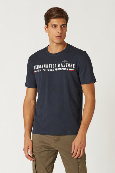 T-krekls vīriešiem Aeronautica Militare 46664-7, zils цена и информация | Vīriešu T-krekli | 220.lv
