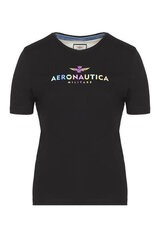 T-krekls sievietēm Aeronautica Militare 46738-5, melns cena un informācija | T-krekli sievietēm | 220.lv