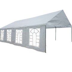 Dārza nojume Lykke Marquee 3x9m Premium, balta цена и информация | Беседки, навесы, тенты | 220.lv