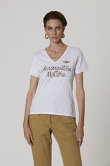 T-krekls sievietēm Aeronautica Militare 51761-5, balts цена и информация | Женские футболки | 220.lv