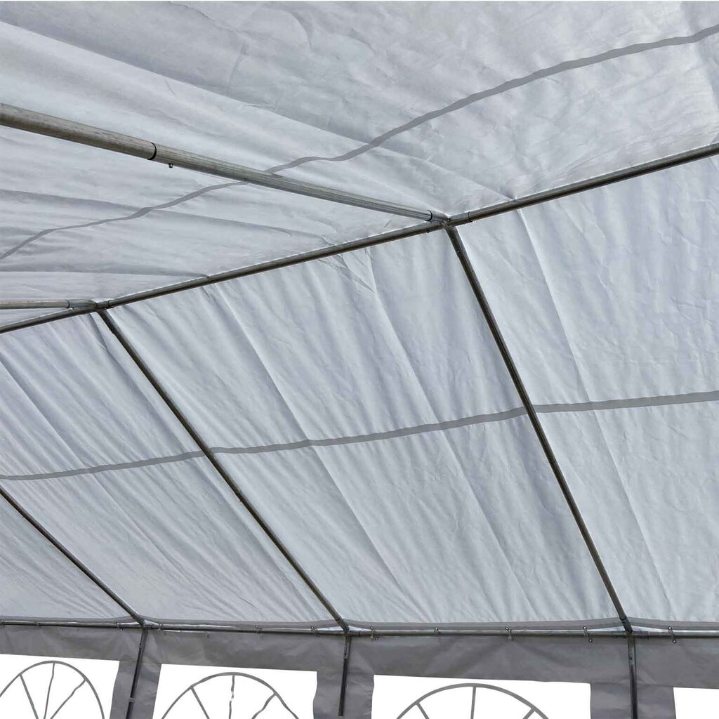 Dārza nojume Lykke Marquee 5x10m Premium, balta цена и информация | Dārza nojumes un lapenes | 220.lv