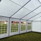 Dārza nojume Lykke Marquee 5x10m Premium, balta цена и информация | Dārza nojumes un lapenes | 220.lv