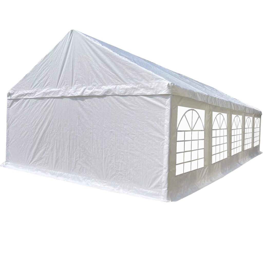 Dārza nojume Lykke Marquee 5x10m Premium, balta цена и информация | Dārza nojumes un lapenes | 220.lv