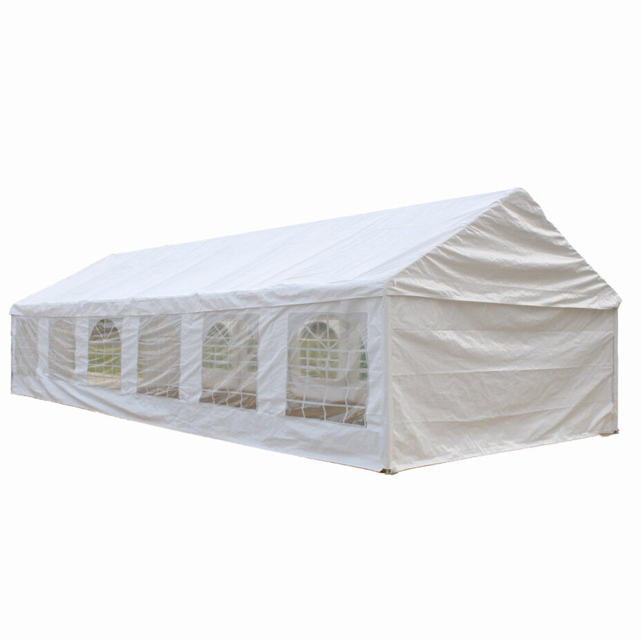 Dārza nojume Lykke Marquee 6x12m Premium, balta цена и информация | Dārza nojumes un lapenes | 220.lv