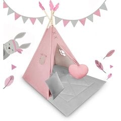 Bērnu telts Nukido, rozā krāsā cena un informācija | Bērnu rotaļu laukumi, mājiņas | 220.lv