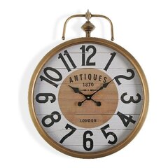 Sienas pulkstenis Versa Antiques Metāls (6 x 60 x 48 cm) cena un informācija | Pulksteņi | 220.lv