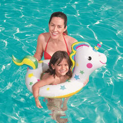 Piepūšamais bērnu peldēšanas ritenis, 84 x 71 cm, zils cena un informācija | Piepūšamās rotaļlietas un pludmales preces | 220.lv