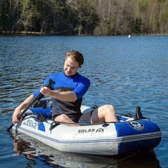 Vienvietīga piepūšamā laiva Solar Marine Inflatable Boat Lake, zila/pelēka cena un informācija | Laivas un kajaki | 220.lv