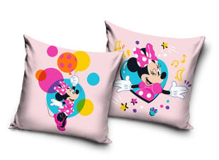 Spilvena pārvalks Disney Minnie 40x40 cm cena un informācija | Oriģināli spilveni, pārvalki | 220.lv