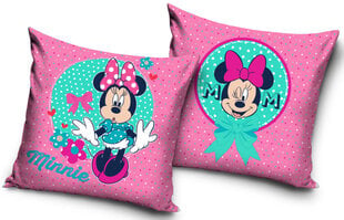 Spilvena pārvalks Disney Minnie 40x40 cm cena un informācija | Oriģināli spilveni, pārvalki | 220.lv