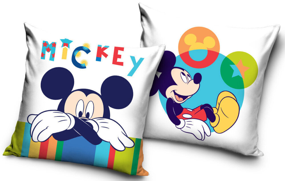 Spilvena pārvalks Disney Mickey 40x40 cm cena un informācija | Oriģināli spilveni, pārvalki | 220.lv