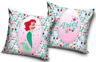 Spilvena pārvalks Disney Princess Ariel 40x40 cm cena un informācija | Oriģināli spilveni, pārvalki | 220.lv