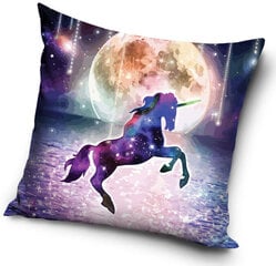 Spilvena pārvalks Unicorns 40x40 cm цена и информация | Оригинальные подушки, наволочки | 220.lv