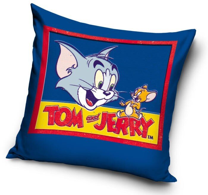 Spilvena pārvalks Tom and Jerry 40x40 cm cena un informācija | Oriģināli spilveni, pārvalki | 220.lv