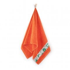 Полотенце Slames 30х50 см, оранжевое цена и информация | Полотенца | 220.lv