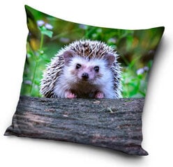 Наволочка Hedgehog  40*40 cm цена и информация | Оригинальные подушки, наволочки | 220.lv