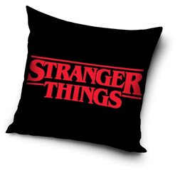 Spilvena pārvalks Stranger Things 40x40 cm cena un informācija | Oriģināli spilveni, pārvalki | 220.lv