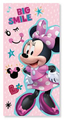 Bērnu dvielis Disney Minnie Smile , 70x137 cm (Fast Dry) cena un informācija | Dvieļi | 220.lv