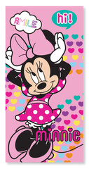 Bērnu dvielis Disney Minnie Hearts , 70x137 cm (Fast Dry) цена и информация | Полотенца | 220.lv